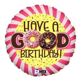 Donut Birthday 18" - (Single Pack). 36887 - Lift balloons 