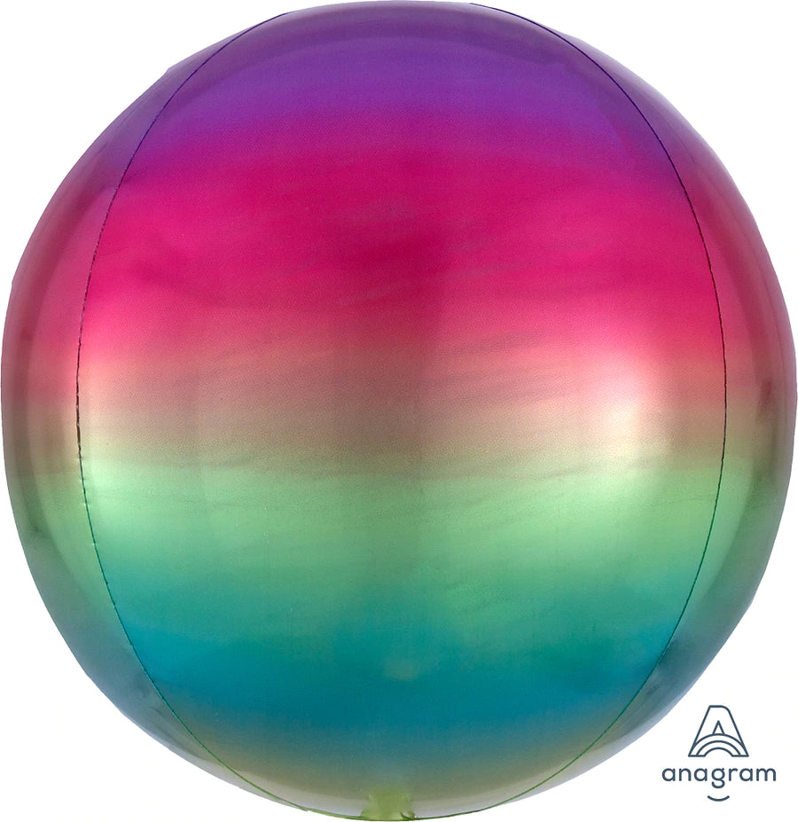 Ombré Orbz Rainbow 15" - (Single Pack). 3985001 - Lift balloons 