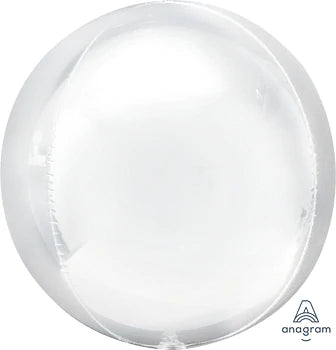 Orbz White 15" - (Single Pack). 4030701 - Lift balloons 