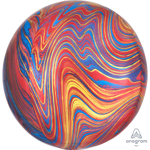 Colorful Marblez Orbz 16 inch - Lift balloons 