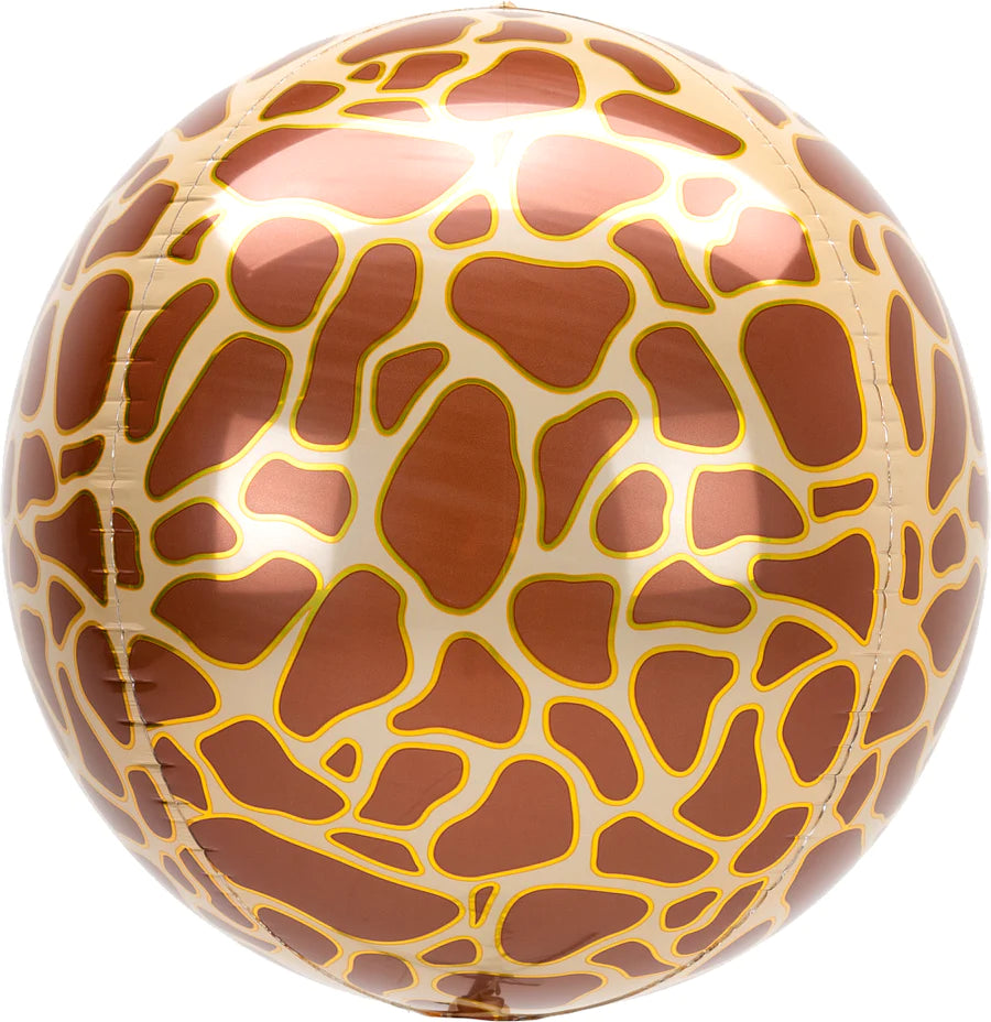 Orbz Giraffe Print 15" - (Single Pack). 4210801 - Lift balloons 