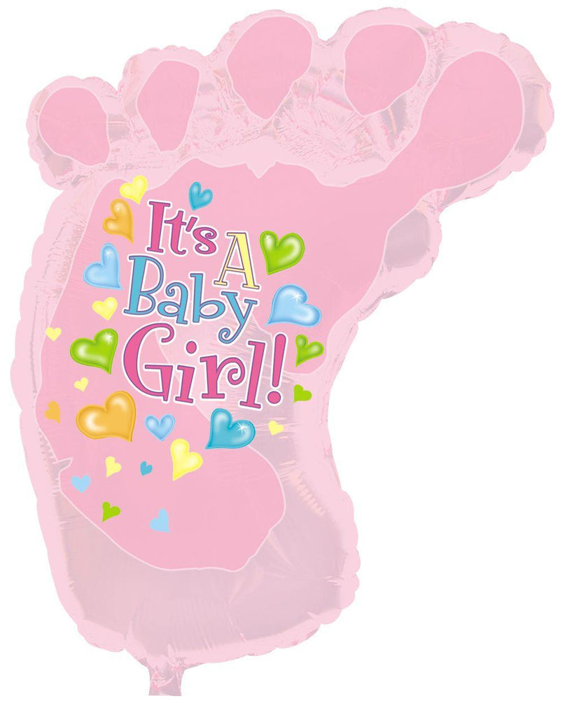 Baby Girl Foot  38 Inch - Lift balloons 