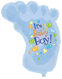 Baby Boy Foot  38 Inch - Lift balloons 