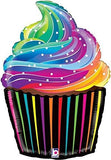 Rainbow Cupcake 27" - Lift balloons 