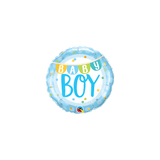 Baby Boy Banner & Dots. 18 inch - Lift balloons 