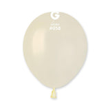 Metallic Balloon Ivory AM50-058  5 inch - Lift balloons 