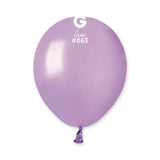 Metallic Balloon Lavander AM50-063.  5 Inch - Lift balloons 