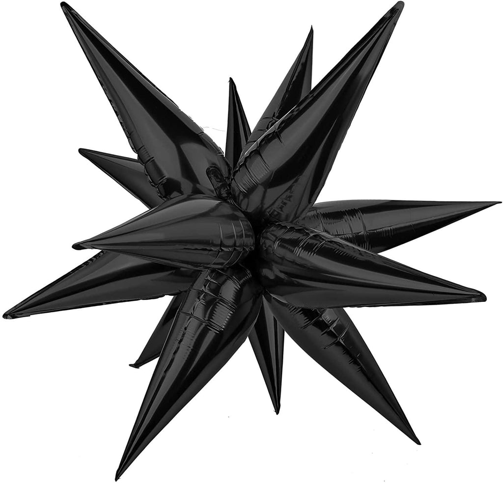 Starburst 3D Black.   40 inch - Lift balloons 