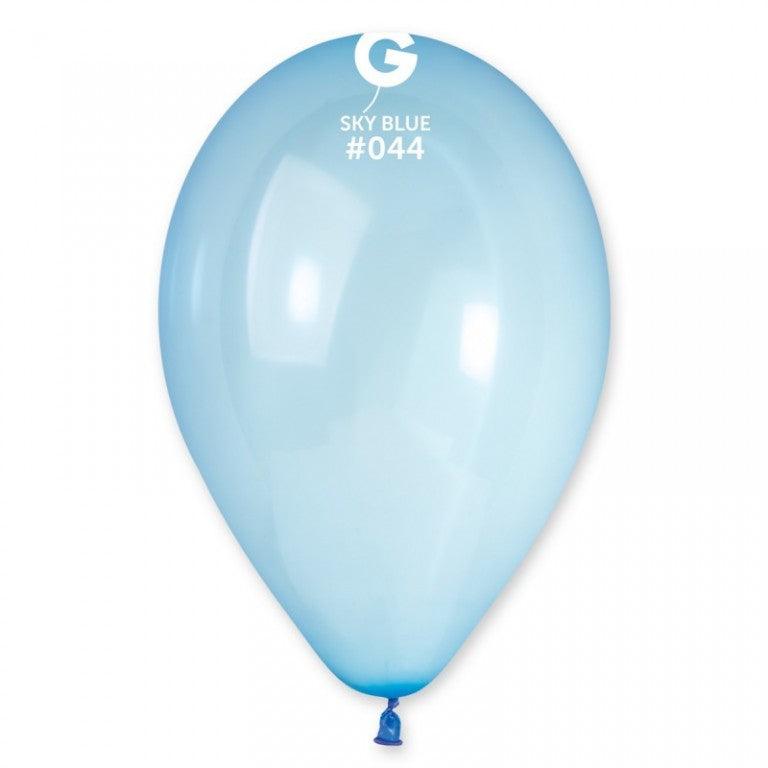 Crystal Balloon Sky Blue G120-044   13 Inch - Lift balloons 