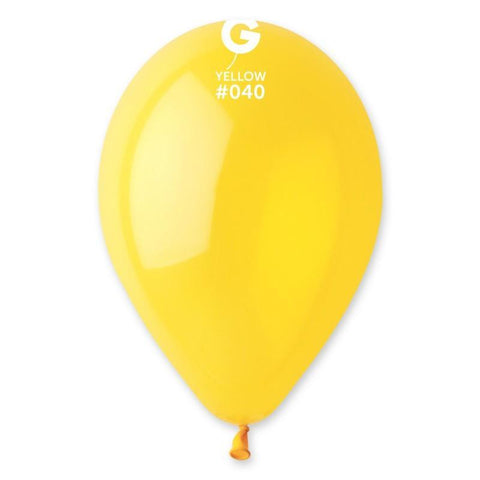 Crystal Balloon Yellow G110-040  12 Inch - Lift balloons 