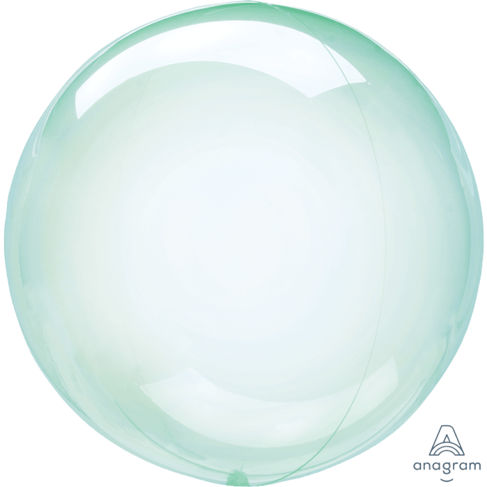 Cryztal Clearz Green 18 inch Bubble - Lift balloons 