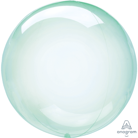 Cryztal Clearz Green 18 inch Bubble - Lift balloons 