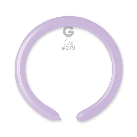 Solid Balloon Lilac D4(260)-079   2 inch - Lift balloons 