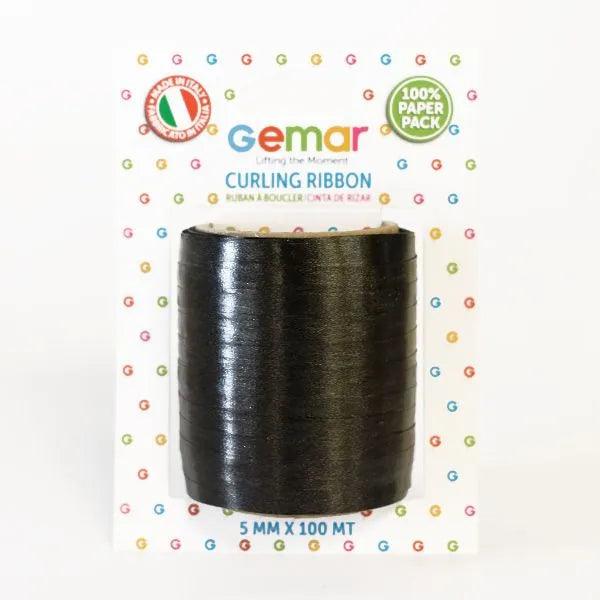 GEMAR Curling Ribbon Black 031560 - Lift balloons 