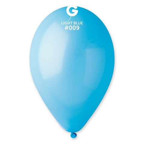 Solid Balloon Light Blue G110-009   12 inch - Lift balloons 