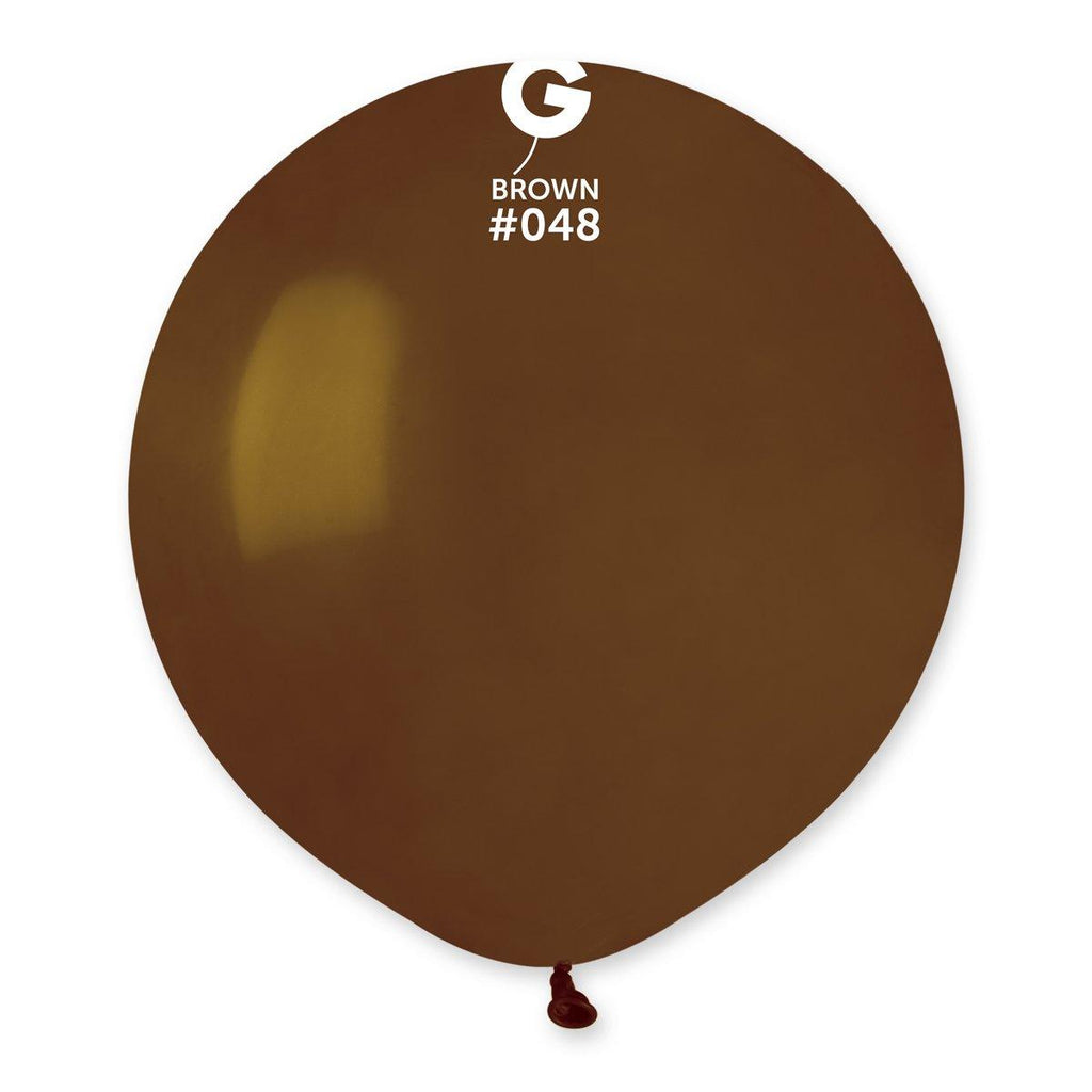 Solid Balloon Brown G150-048   19 inch - Lift balloons 