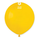 Solid Balloon Yellow G150-002    19 inch - Lift balloons 