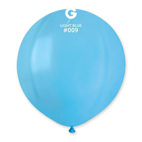 Solid Balloon Light Blue G150-009   19 Inch - Lift balloons 