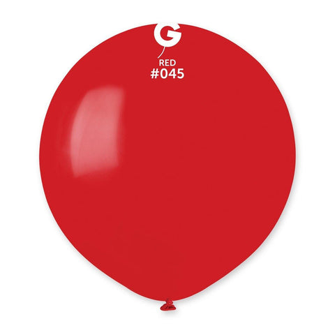 Solid Balloon Red G150-045   19 inch - Lift balloons 