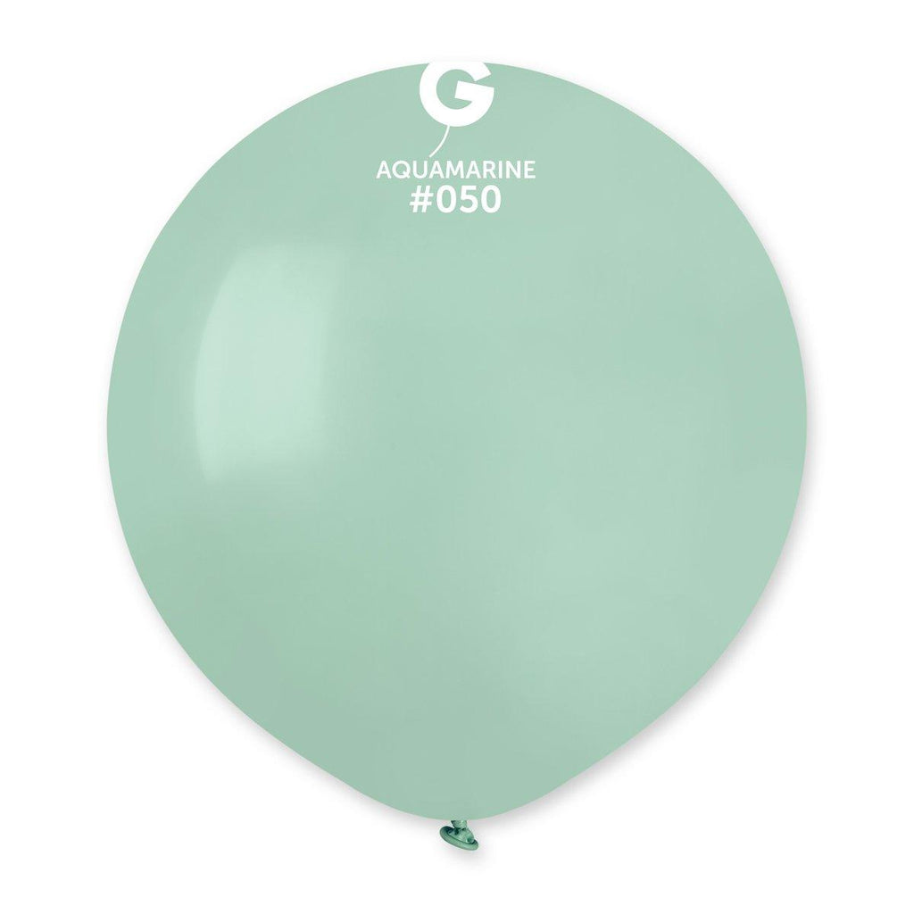 Solid Balloon Aquamarine G150-050 19 inch - Lift balloons 