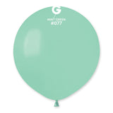 Solid Balloon Mint Green G150-077  19 inch - Lift balloons 