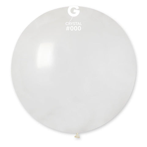 Crystal Balloon Clear G30-000   31 inch - Lift balloons 