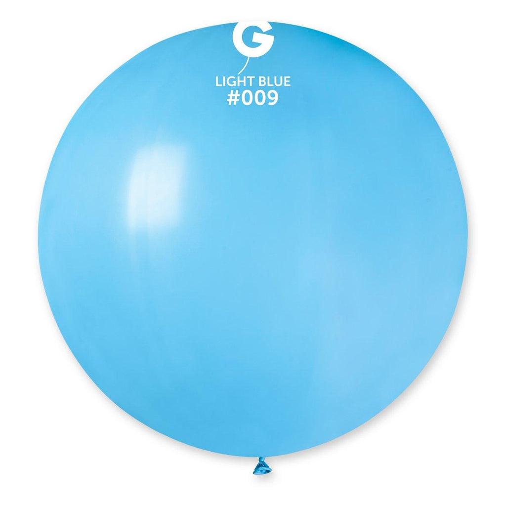 Solid Balloon Light Blue G30-009   31 inch - Lift balloons 