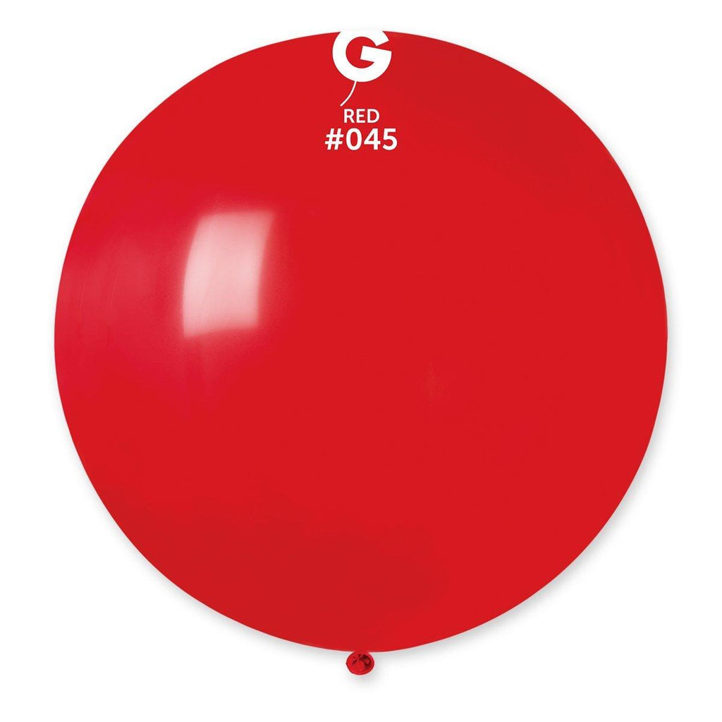 Solid Balloon Red G30-045    31 inch - Lift balloons 