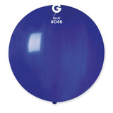 Solid Balloon Blue #046 - 31 in. (x1) - Lift balloons 