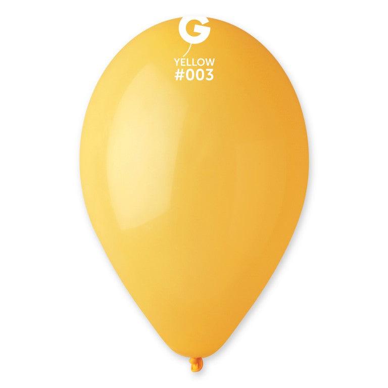 Solid Balloon Yellow A50-003 5 Inch - Lift balloons 