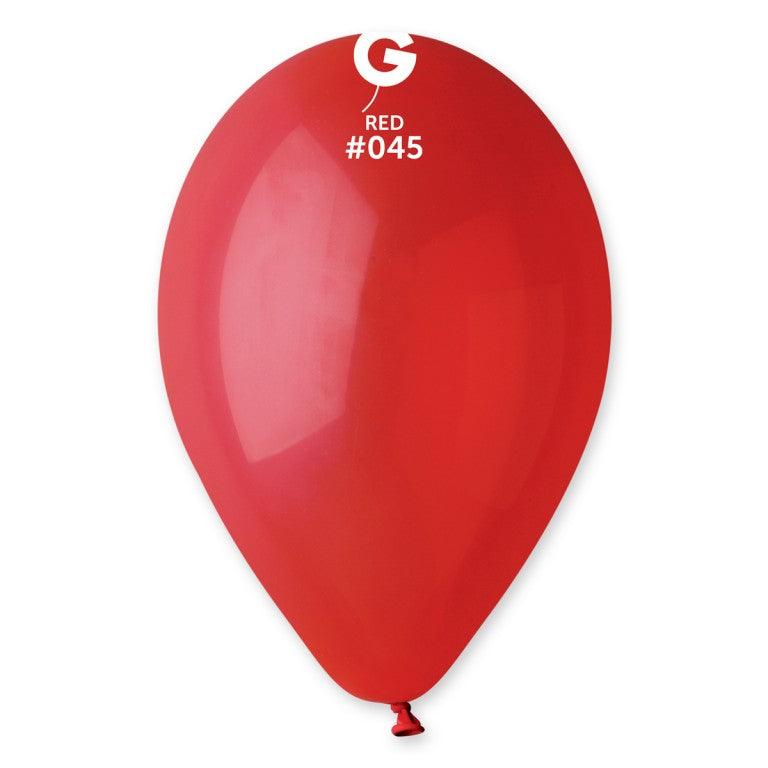 Solid Balloon Red G110-045   12 inch - Lift balloons 