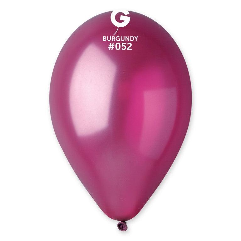 Metallic Balloon Burgundy GM110-052  12 inch - Lift balloons 