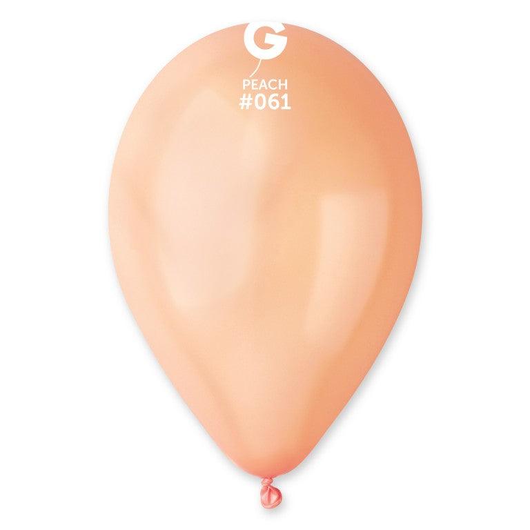 Metallic Balloon Peach GM110-061   12 inch - Lift balloons 