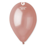 Metallic Balloon Rose Gold GM110-071  12 inch - Lift balloons 