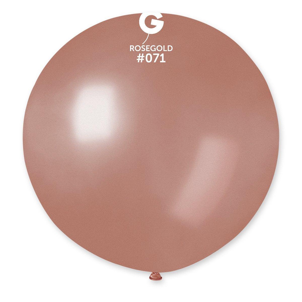 Metallic Balloon Rose Gold #071 - 31 inch - Lift balloons 