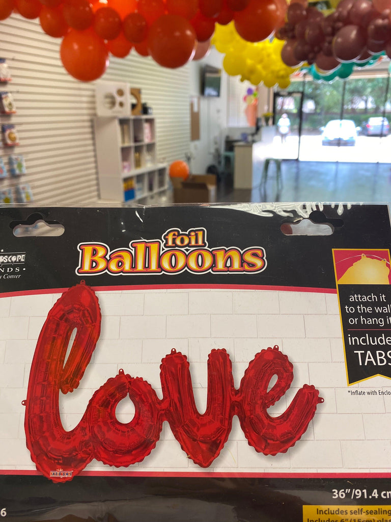 Love script 36 inch Red - Lift balloons 