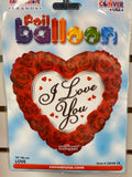 I love you classic roses Single Pack 18 inch - Lift balloons 