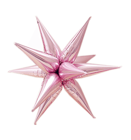 Starburst 3D Light Pink  40 inch - Lift balloons 