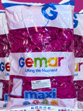 G110-007 Maxi Bag Solid Fuchsia | 1 Bag (500 Pcs) 12" inch