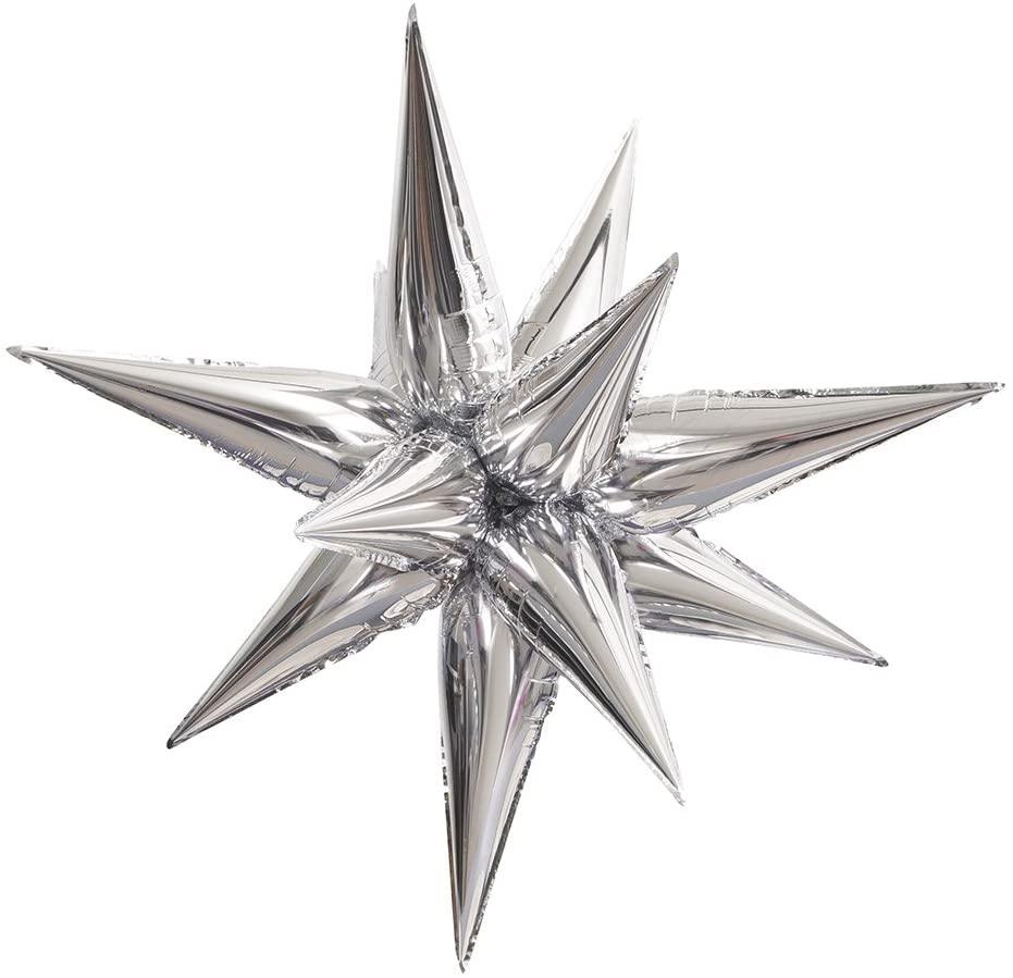 Starburst Silver 3D   40 Inch - Lift balloons 