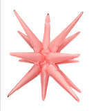 Starburst Pink 3D Foil Balloon - 22" in.