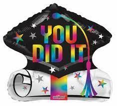18" You Did It Rainbow - (Single Pack). 85423-18 - Lift balloons 