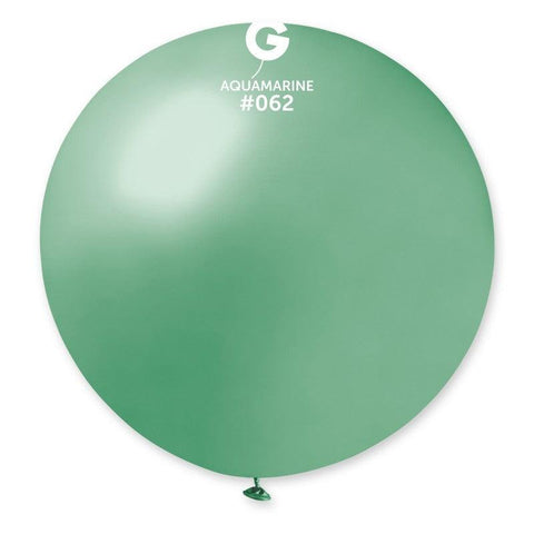 Metallic Balloon Aquamarine GM30-062   31 inch - Lift balloons 