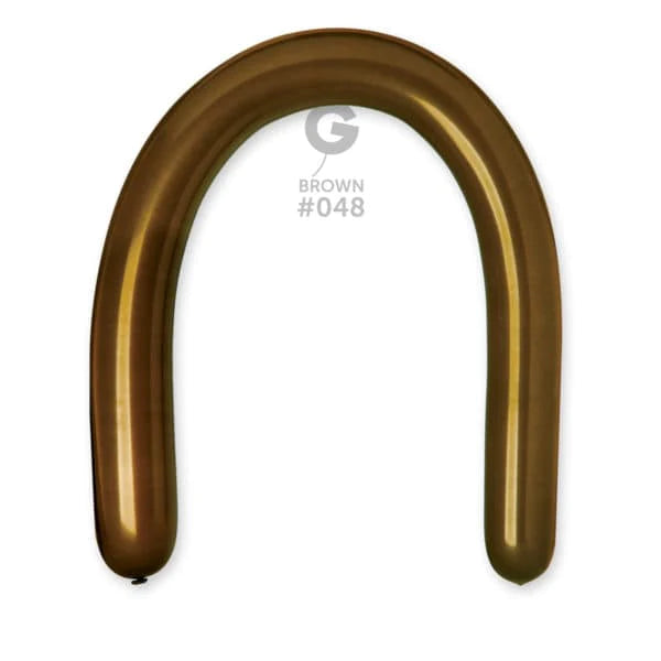 Solid Balloon Brown #048 3 inch
