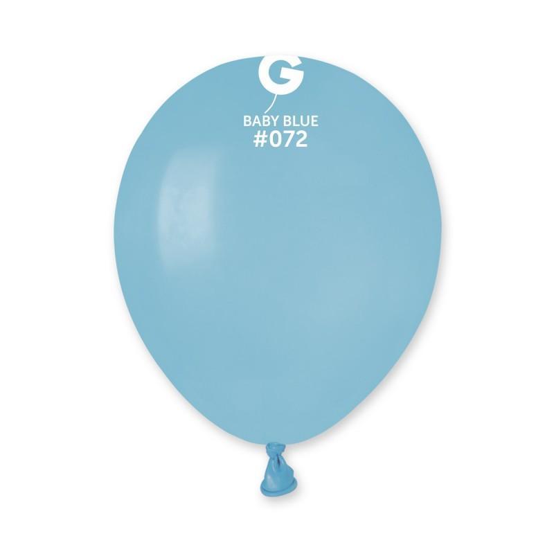 Solid Balloon Baby Blue A50-072. 5 inch - Lift balloons 
