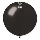 Metallic Balloon Black GM30-065   31 inch - Lift balloons 