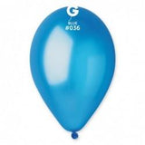 Metallic Balloon Blue GM110-036  12 inch - Lift balloons 
