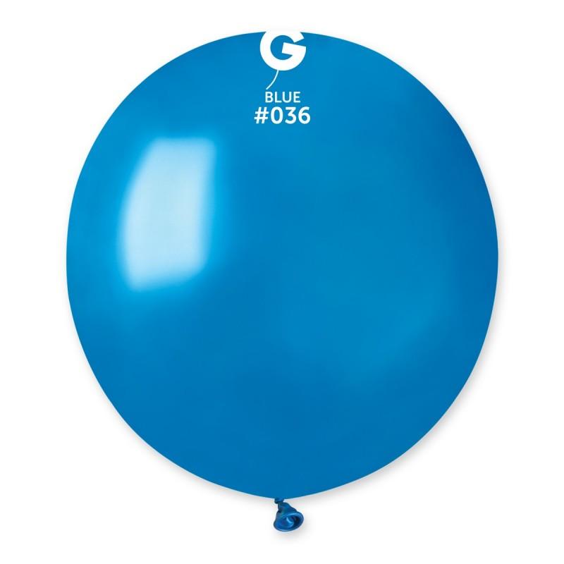 Metallic Balloon Blue GM30-036.  31 inch - Lift balloons 