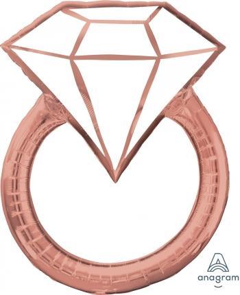 Diamond Wedding Ring 24 inch - Lift balloons 
