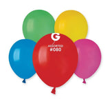 Solid Balloon Assorted #080 - 5 inch - Lift balloons 